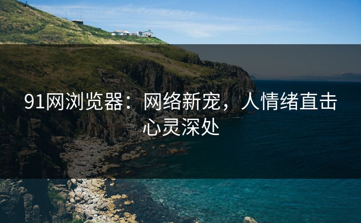 91网浏览器：网络新宠，人情绪直击心灵深处