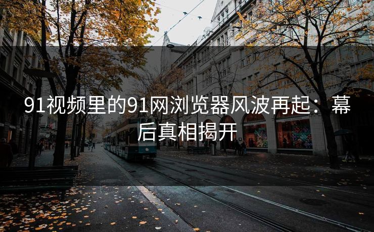 91视频里的91网浏览器风波再起：幕后真相揭开